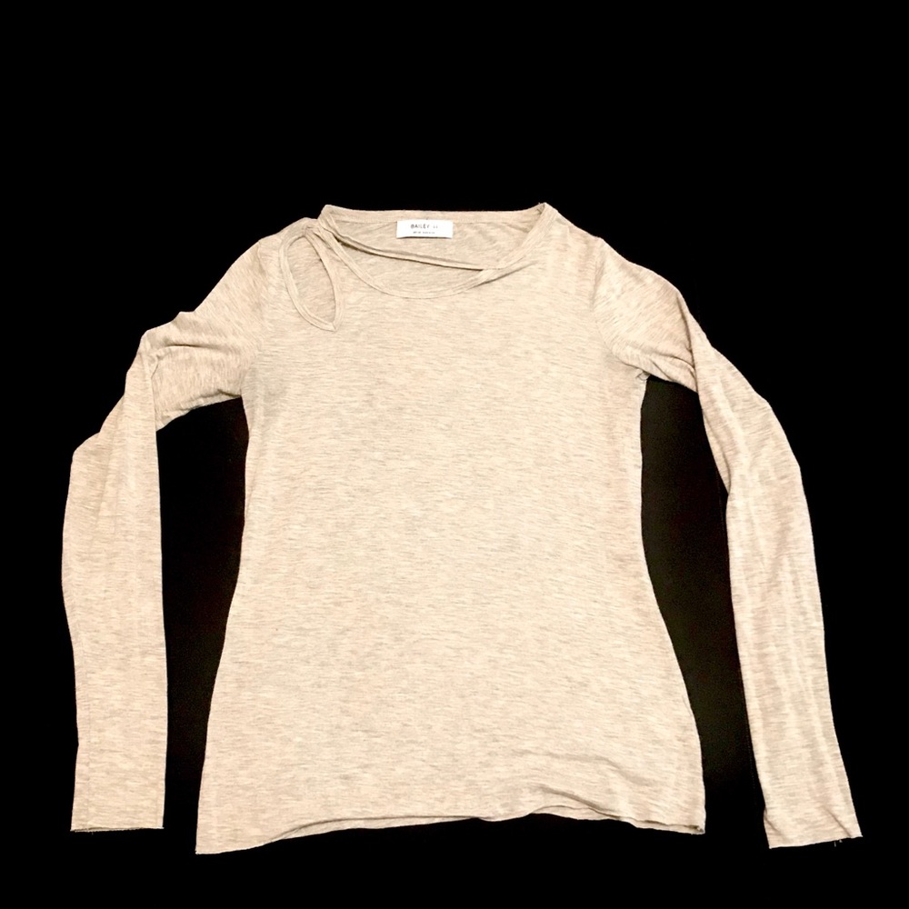 Bailey/44 gray long sleeve shirt